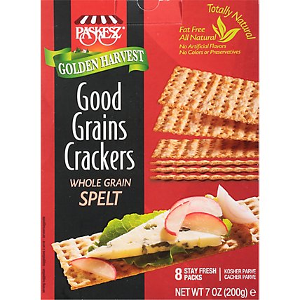 Paskesz Cracker Good Grain Multgrn Spelt - 7 Oz - Image 6