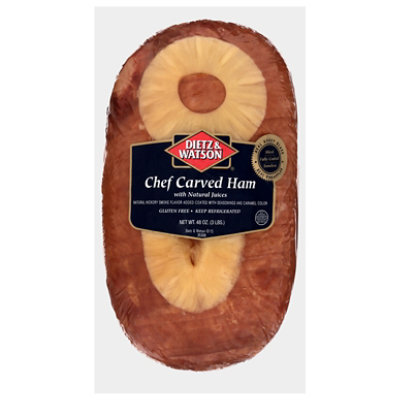 Dietz & Watson Ham Chef Curved Mini - 3 Lb - Image 1