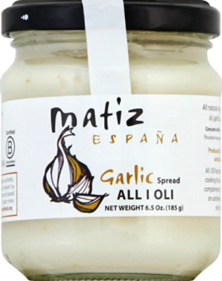 Matiz Spread Garlic All I Oli - 6.5 Oz - Image 2