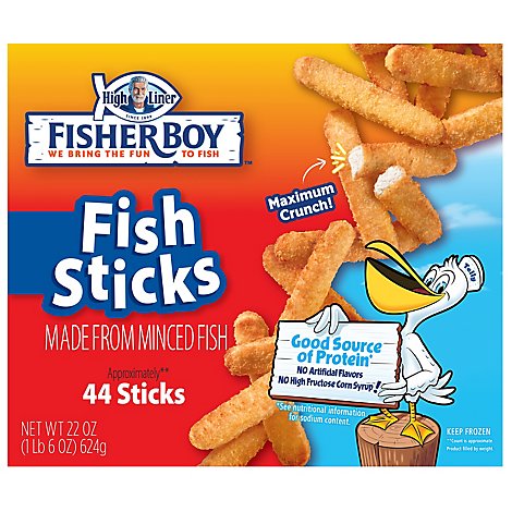 Fisher Boy High Liner Fish Sticks - 44 Count