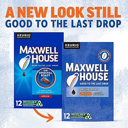 Maxwell House Coffee K-Cup Pods Ground Medium Roast - 12 Count - Image 2
