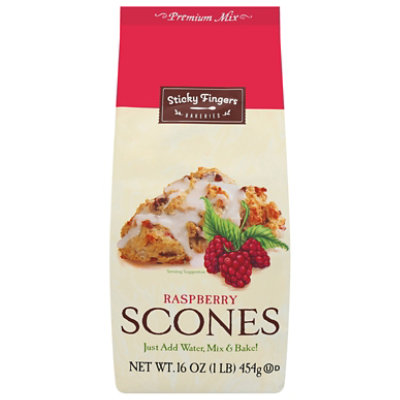 Sticky Fingers Scones Premium Mix Red Raspberry - 15 Oz - Image 2