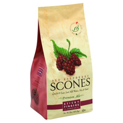 Sticky Fingers Scones Premium Mix Red Raspberry - 15 Oz - Image 1