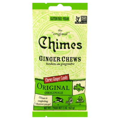 Chimes Candy Chewy Ginger Chews Original - 1.5 Oz - Image 3