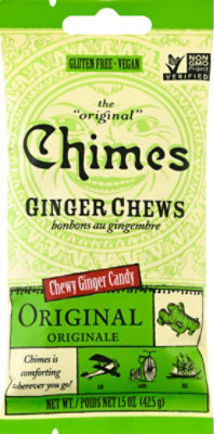 Chimes Candy Chewy Ginger Chews Original - 1.5 Oz - Image 2