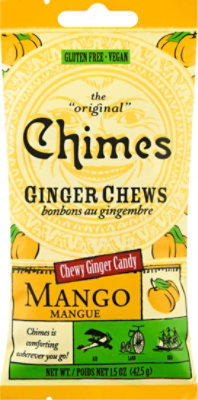 Chimes Candy Chewy Ginger Chews Mango - 1.5 Oz - Image 2