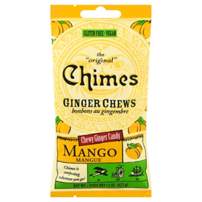 Chimes Candy Chewy Ginger Chews Mango - 1.5 Oz - Image 1