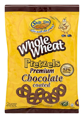 Shibolim Pretzels - Chocolate Coated - 4 Oz - Image 1