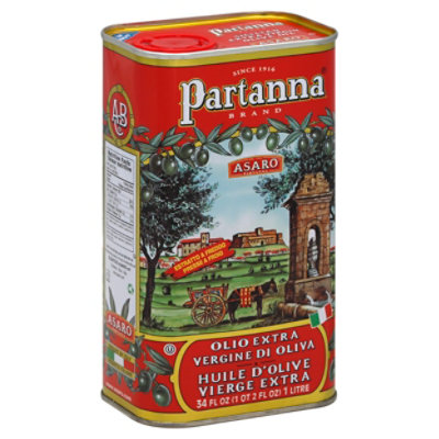 Partanna Brand Asaro Olive Oil Extra Virgin - 34 Fl. Oz.