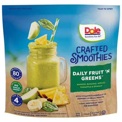 Dole Fruit & Veggie Blends Fruit N Greens - 16 Oz