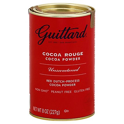 Guittard Cocoa Powder Cocoa Rouge Unsweetened - 8 Oz - Image 1