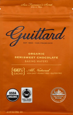 Guittard Baking Wafers Organic Semisweet Chocolate - 12 Oz - Image 2