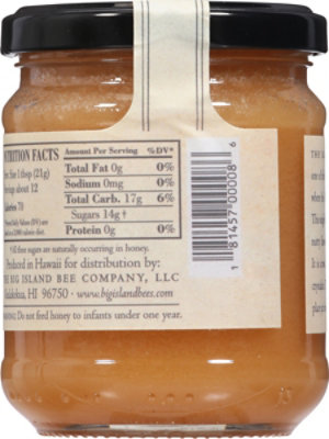 Big Island Bees Honey Hawaiian Pure Macadamia Nut Blossom - 9 Oz - Image 5