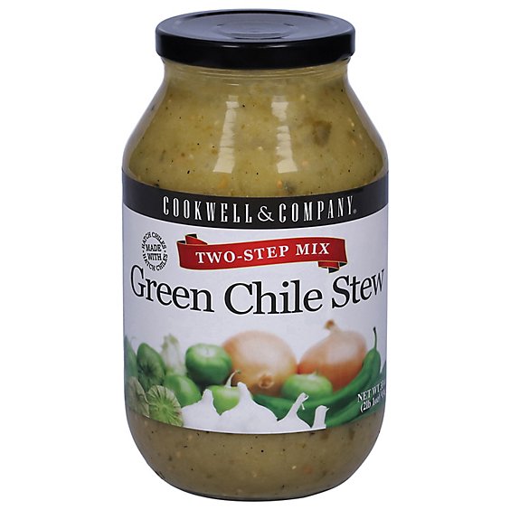 Cookwell & Company Two-Step Mix Stew Green Chile Jar - 33 Oz