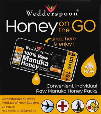 Wedderspoon Honey Manuka On the Go - 24 Count - Image 2
