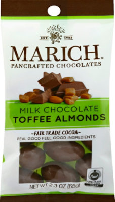 Marich Chocolate Toffee Almonds - 2.3 Oz - Image 2