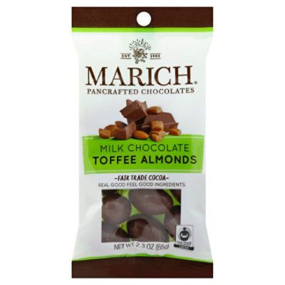 Marich Chocolate Toffee Almonds - 2.3 Oz - Image 1