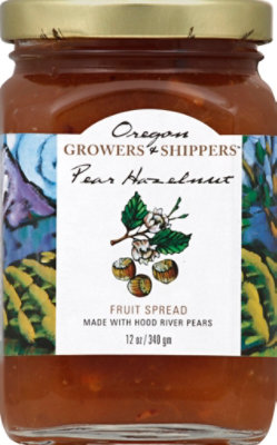 Oregon Growers Fruit Spread Pear Hazelnut - 12 Oz - Image 2