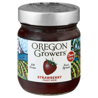 Oregon Growers Fruit Spread Pinot Noir Strawberry - 12 Oz - Image 3