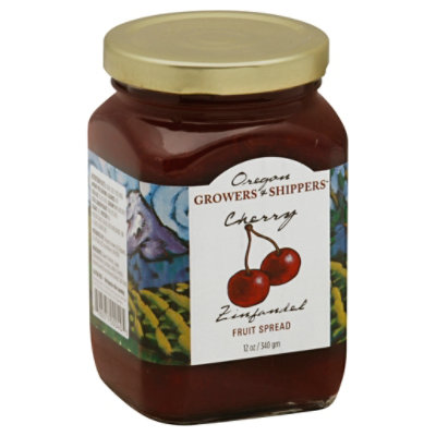 Oregon Growers Fruit Spread Cherry Zinfandel - 12 Oz - Image 1