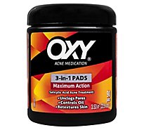 Oxy Acne Medication Rapid Treatment Maximum Action 3-in-1 Pads - 90 Count
