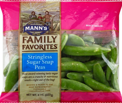 Manns Family Favorites Stringless Sugar Snap Peas - 8 Oz - Image 2