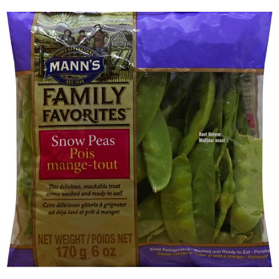 Manns Family Favorites Snow Peas Gourmet - 6 Oz