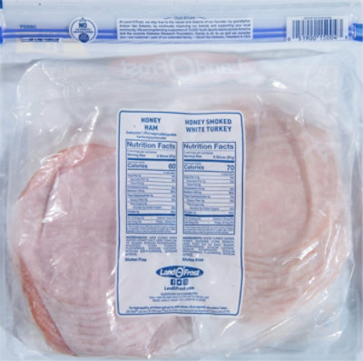 Land O Frost Sub Sandwich Kit Honey Ham & Honey Smoked White Turkey - 20 Oz - Image 5