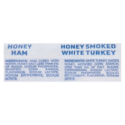 Land O Frost Sub Sandwich Kit Honey Ham & Honey Smoked White Turkey - 20 Oz - Image 4