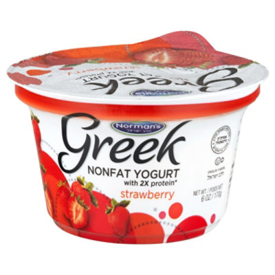 Normans Strawberry Greek Yogurt - 6 Oz - Image 2