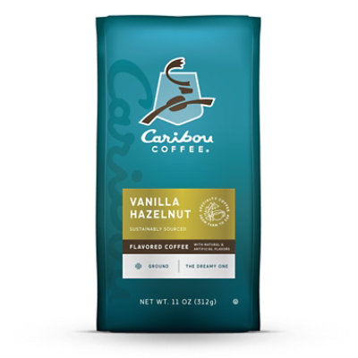 Caribou Coffee Vanilla Hazelnut Dreamstate Medium Roast Ground Coffee Bag - 11 Oz - Image 1