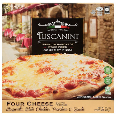 Tuscanini Pizza Four Cheese Frozen - 14.1 Oz - Image 2