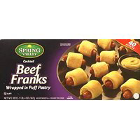Spring Valley Franks Beef Wrapped In Puff Pastry - 40 Count