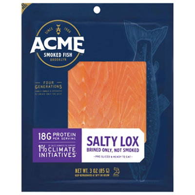 ACME Salmon Lox Sliced - 3 Oz - Image 1