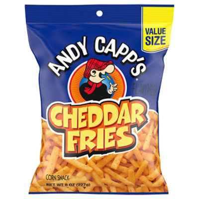 Andy Capps Cheddar Fries Corn & Potato Snacks - 8 Oz - Image 1