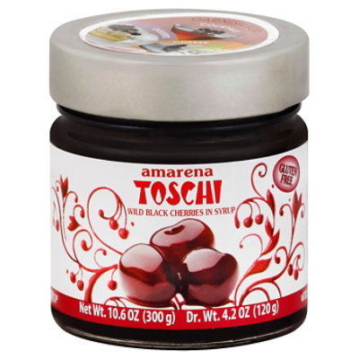 Amarena Toschi Wild Black Cherries In Syrup - 10.6 Oz