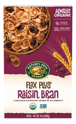 Nature's Path Organic Flax Plus Raisins Breakfast Cereal - 14 Oz - Image 1