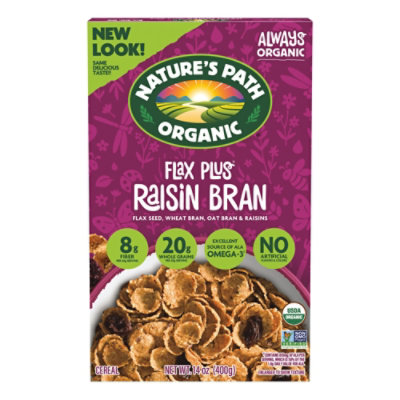Nature's Path Organic Flax Plus Raisins Breakfast Cereal - 14 Oz - Image 3