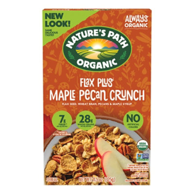 Nature's Path Organic Flax Plus Maple Pecan Crunch Cereal - 11.5 Oz - Image 3