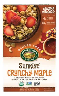 Nature's Path Organic Sunrise Crunchy Maple Gluten Free Breakfast Cereal - 10.6 Oz - Image 2