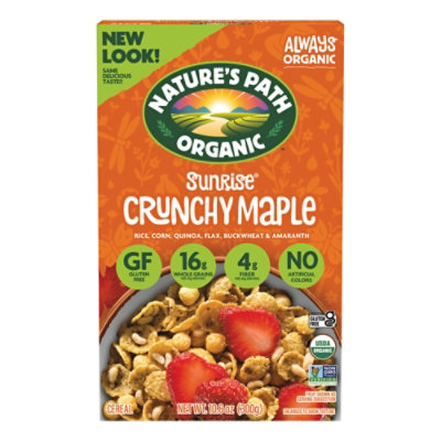 Nature's Path Organic Sunrise Crunchy Maple Gluten Free Breakfast Cereal - 10.6 Oz - Image 3