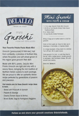 DeLallo Pasta Gnocchi Potato Mini Box - 16 Oz - Image 6