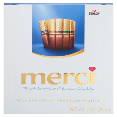 Merci Finest Assorted Milk Chocolate Candy Gift Box - 7.04 Oz - Image 2