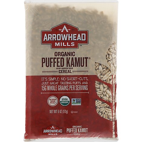 Arrowhead Mills Cereal Puffed Kamut Organic - 6 Oz