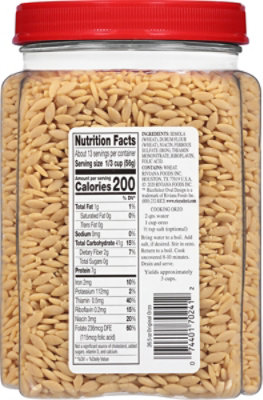 RiceSelect Orzo Pasta In Jar - 26.5 Oz - Image 8