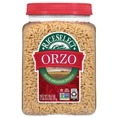 RiceSelect Orzo Pasta In Jar - 26.5 Oz - Image 2