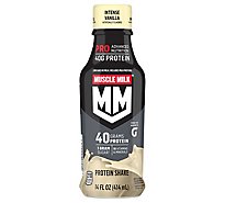 MUSCLE MILK Pro Series 40 Mega Protein Shake Intense Vanilla - 14 Fl. Oz.