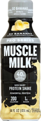 MUSCLE MILK Pro Series Protein Shake Go Bananas - 14 Fl. Oz. - Image 2