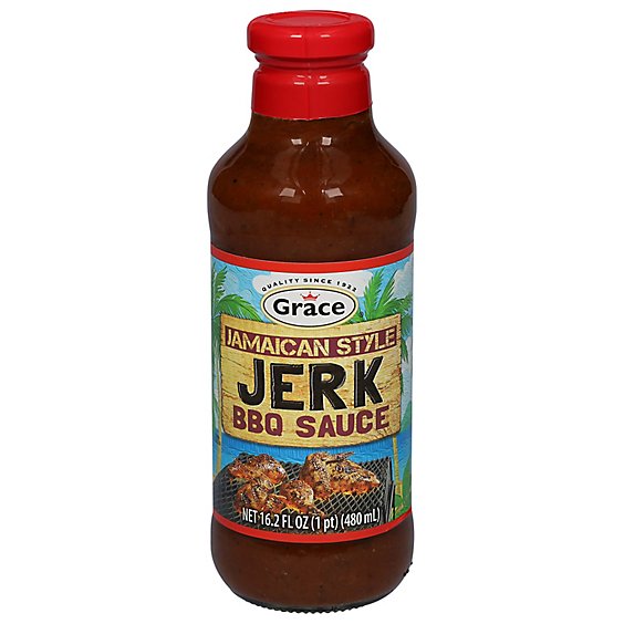 Grace Sauce Jerk BBQ Jamaican Style Bottle - 480 Ml