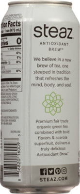 steaz Iced Green Tea Zero Calorie Half & Half Green Tea with Lemonade - 16 Fl. Oz. - Image 6